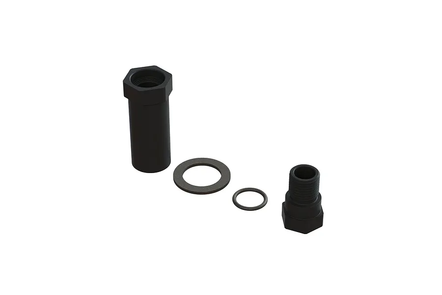 ARRMA Black Aluminium Servo Saver Hub Set image 71073