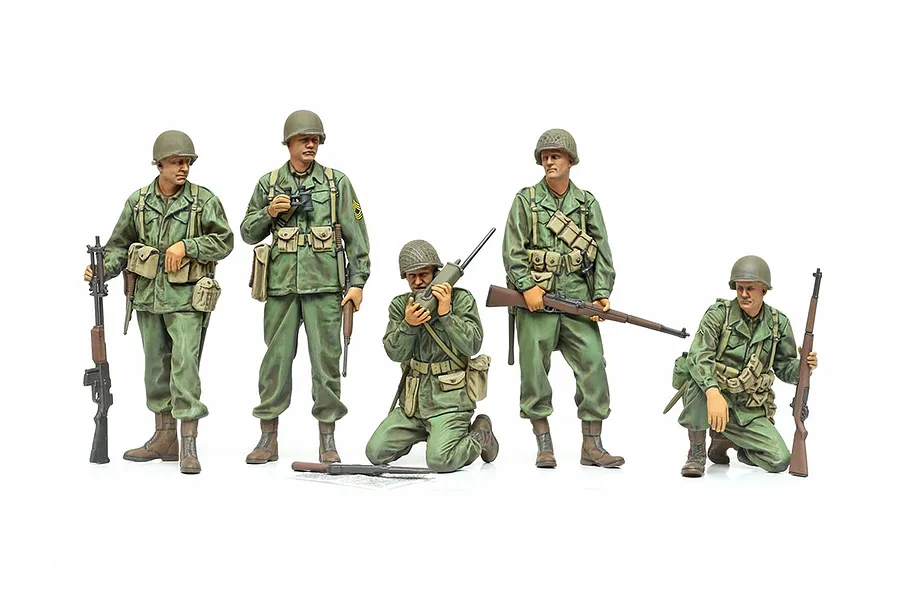 Tamiya 1/35 US Infantry Scout Set Scaled Plastic Model Kit image 71086