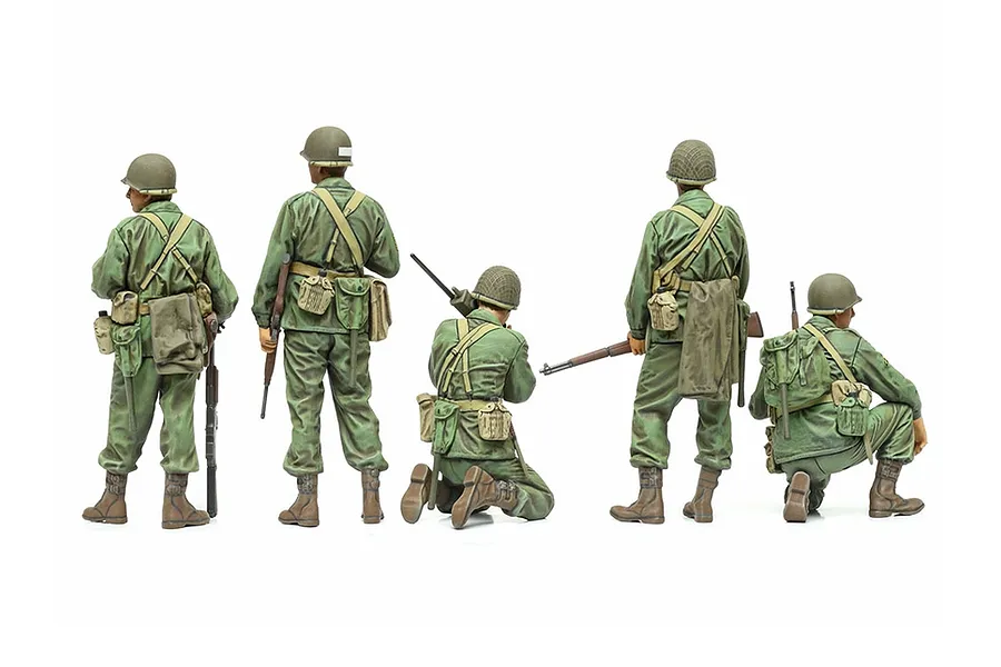 Tamiya 1/35 US Infantry Scout Set Scaled Plastic Model Kit image 71087