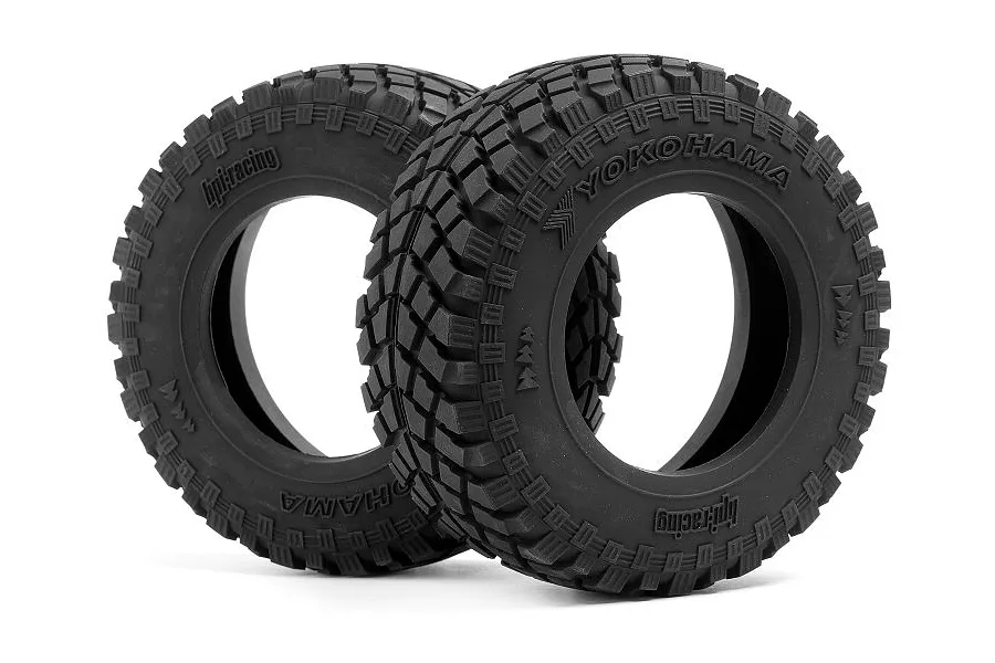 HPI Yokohama Geolandar Tires D Compound Tyres w/ Foam Inserts 2Pcs image 71129