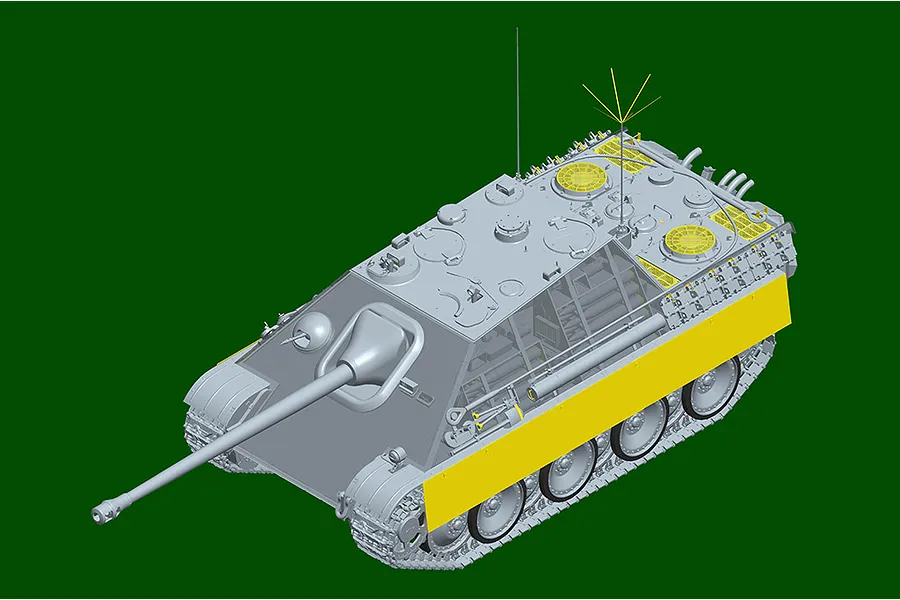 Trumpeter 1/16 German Sd.Kfz 173 Jagdpanther Early Version Scaled Plastic Model Kit image 71177
