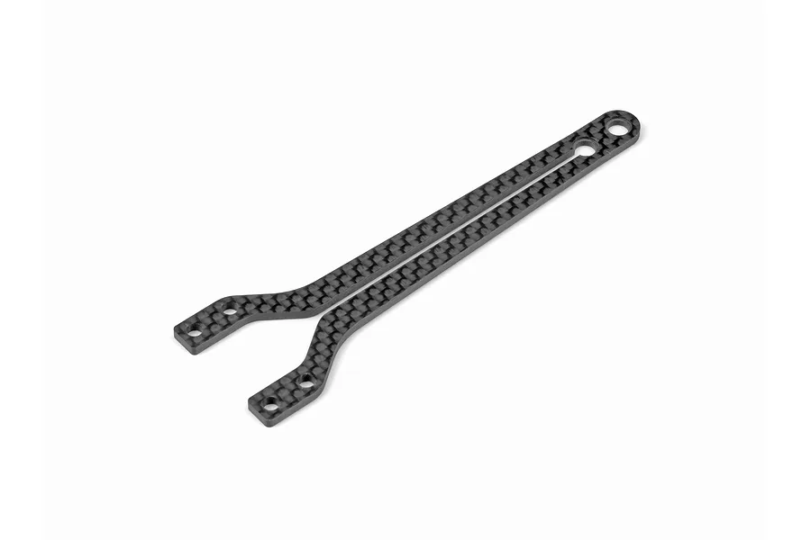 XRAY X4 Graphite Upper Deck - Split Front - 2.0mm image 71186