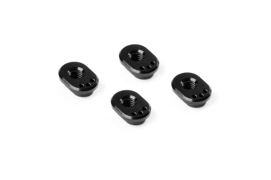 XRAY X4 Aluminium Caster Bushing Front 5° / Rear 2.5° - 3 Dot 4Pcs image 71187