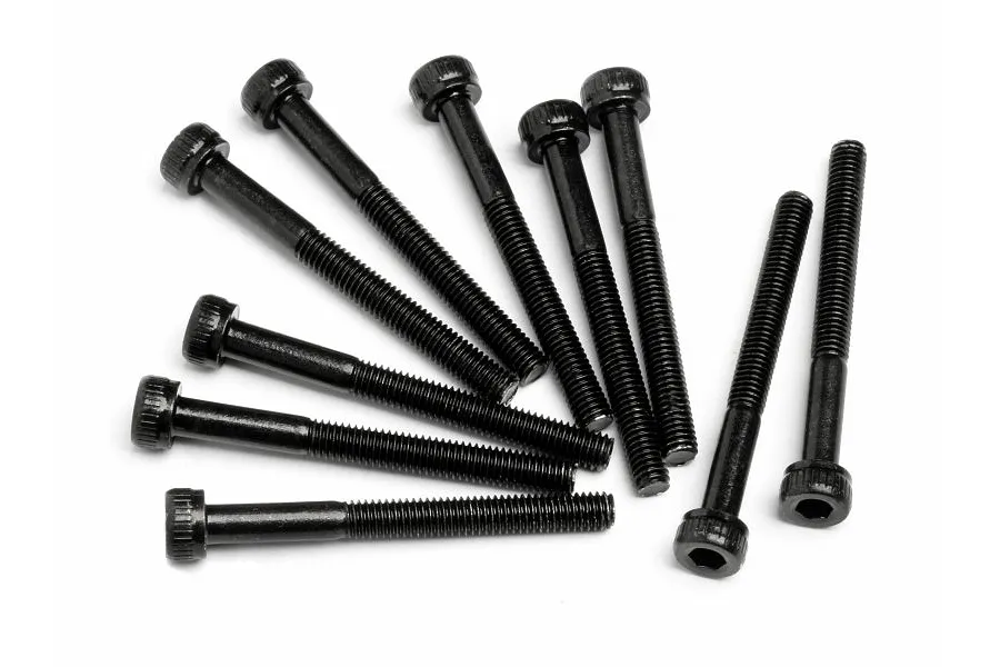 HPI 3x30mm Fine Thread Cap Head Screws 10Pcs image 7128
