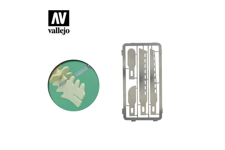 Vallejo Modeling Mini Saw Blade Set 4Pcs image 71293