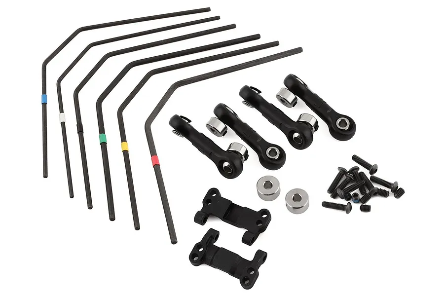 Traxxas Sledge Front &amp;amp; Rear Sway Bar Set image 71300
