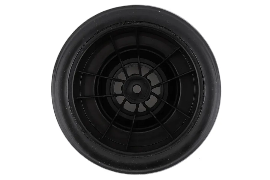 Traxxas 2.2/3.0&amp;quot; Mickey Thompson ET Rear Tyres on Weld Black Chrome Rims - Glued Wheels 2Pcs image 71306