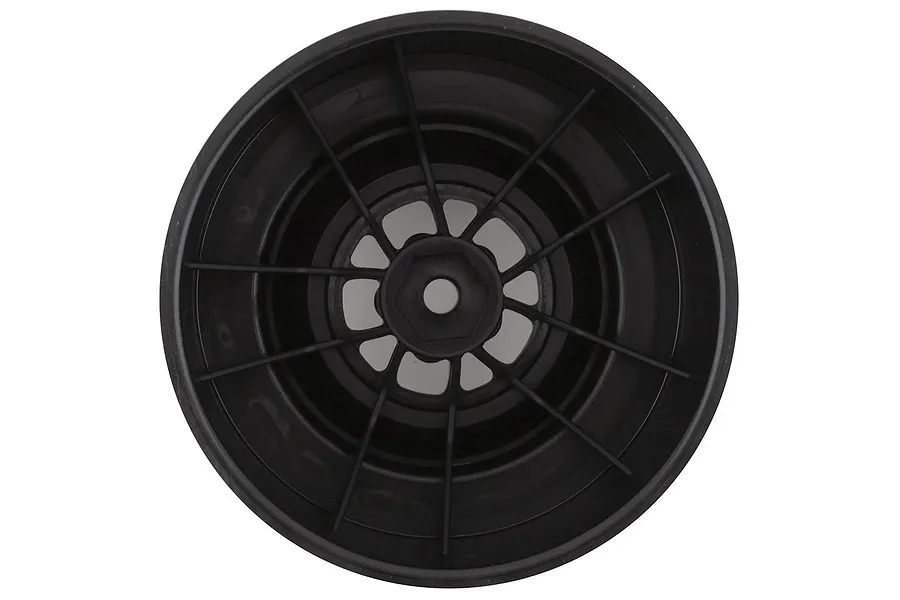 Traxxas 2.2/3.0&amp;quot; Weld Chrome w/ Black Rear Drag Rims 2Pcs image 71311