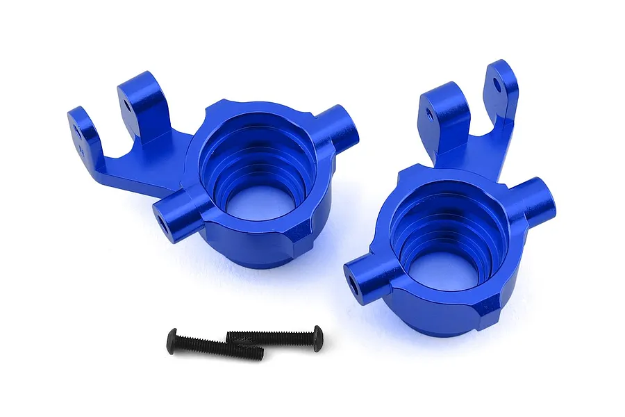 Traxxas Maxx Blue Aluminium Steering Blocks 2Pcs image 71313