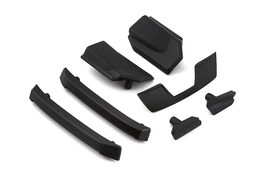 Traxxas Black Body Reinforcement Set w/ Roof Skid Plate image 71334