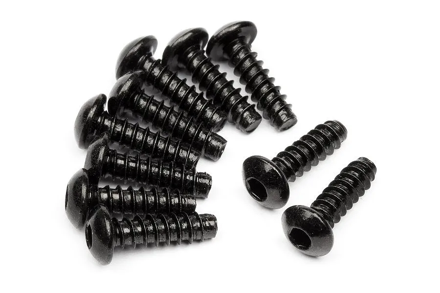 HPI 3x10mm Coarse Thread Button Head Screws 10Pcs image 71337