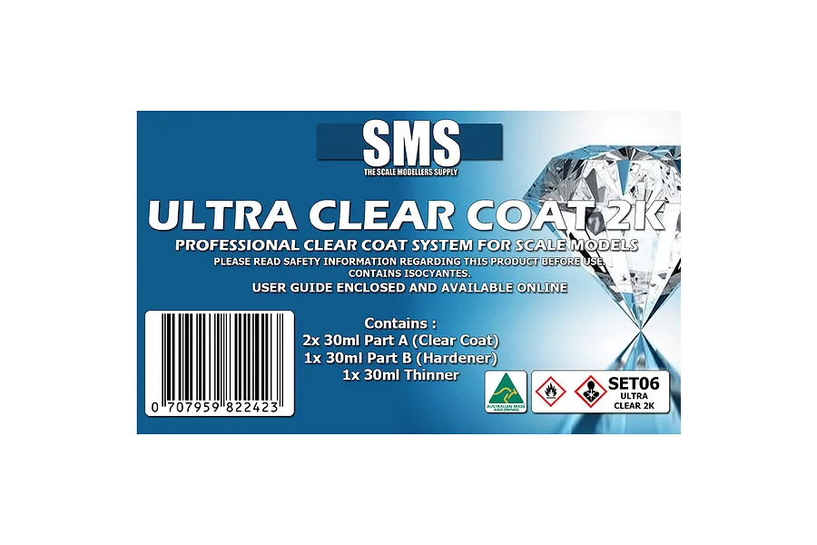 Scale Modellers Supply Ultra Clear Coat 2k Set 4Pcs image 71346