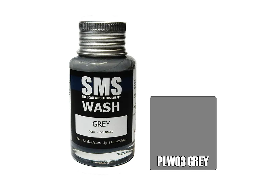 Scale Modellers Supply Grey Weathering Wash Paint 30ml image 71368