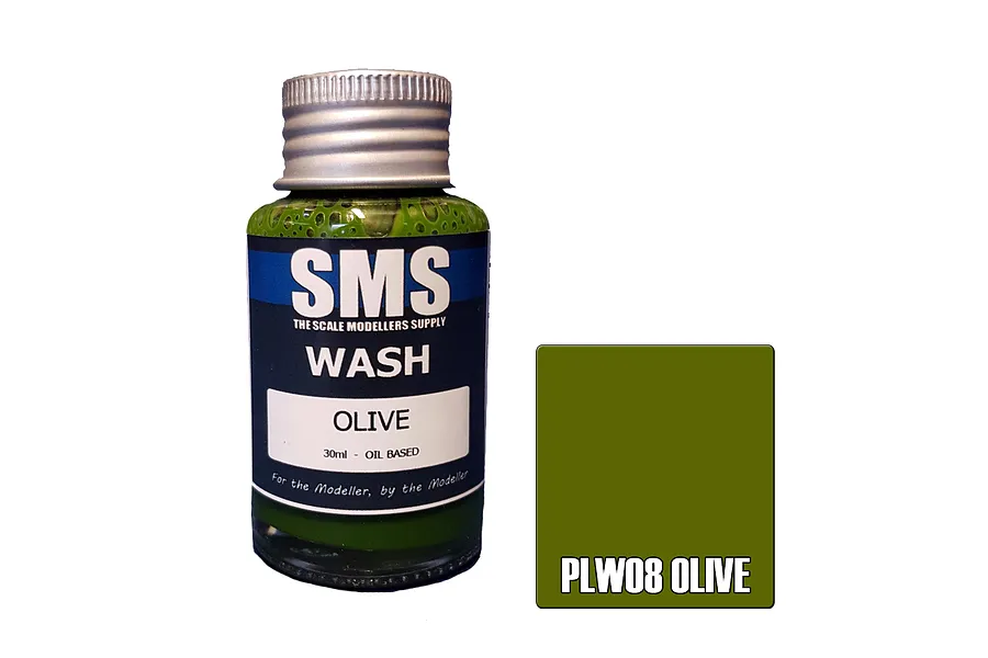 Scale Modellers Supply Olive Weathering Wash Paint 30ml image 71373