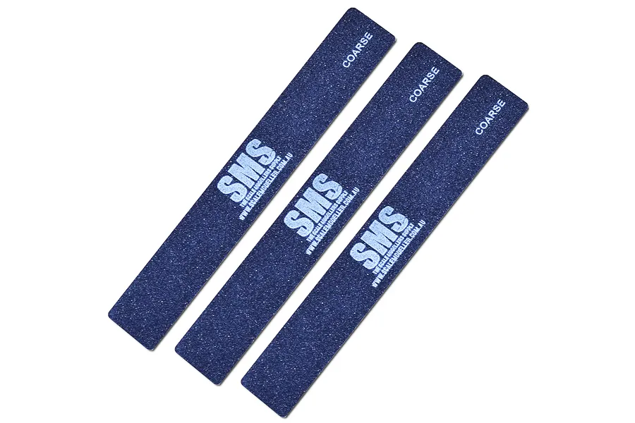 Scale Modellers Supply 27x175mm Coarse Grit Sanding Sticks 3Pcs image 71416