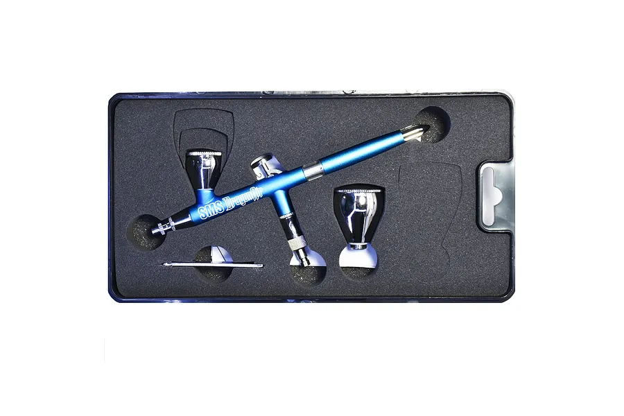 Scale Modellers Supply Blue DragonAir Airbrush - 0.2mm image 71422