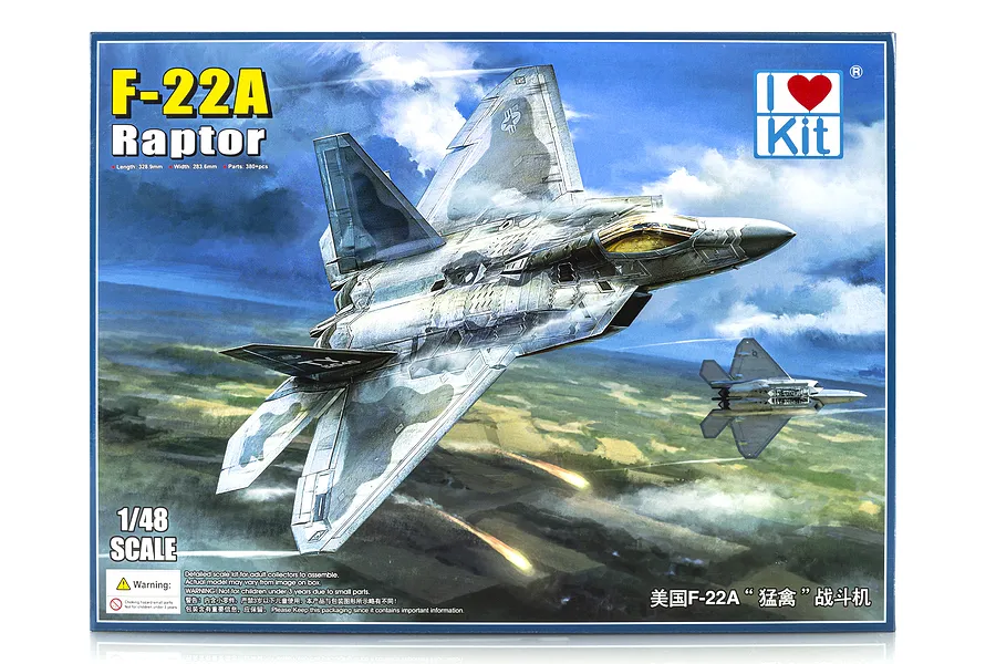 アイラブキット 1/48 F22A ラプター ILK62801 1:48 I Love Kit F-22A Raptor - Sprue Brothers