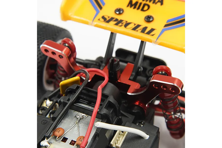 Yeah Racing Kyosho Mini-Z Red Aluminium Rear Shock Tower Set image 71463