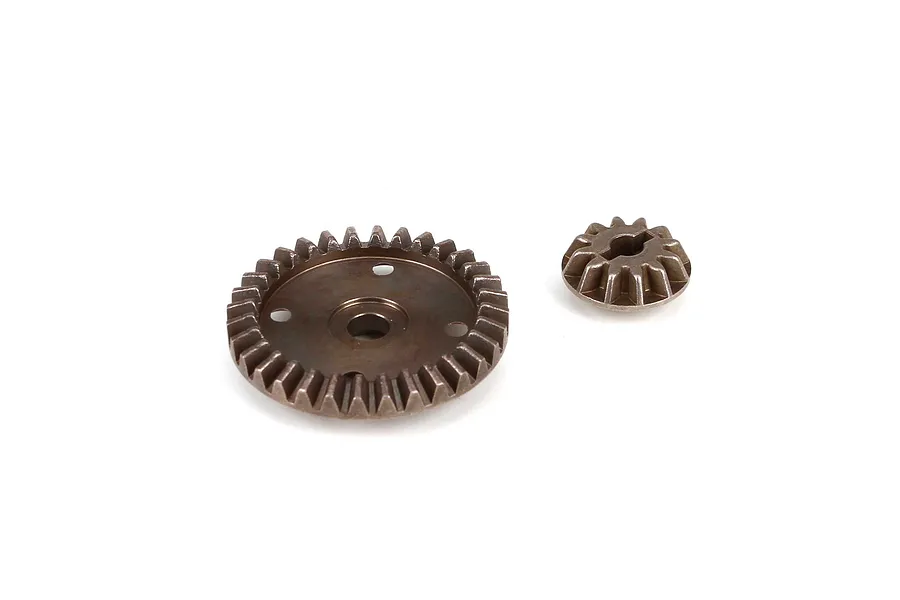 Losi V100 Metal Bevel Gear &amp;amp; Pinion Set image 71483