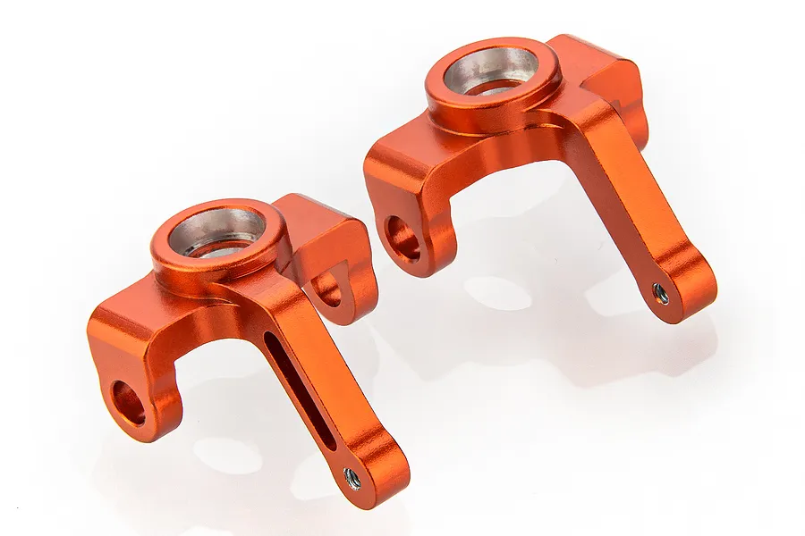 HSP RC4/Kulak Orange Aluminium Steering Hubs 2Pcs image 71514