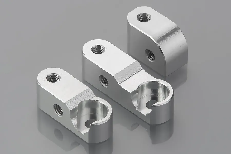 Rovan Silver Aluminium Chassis Brace Mount Set image 71517