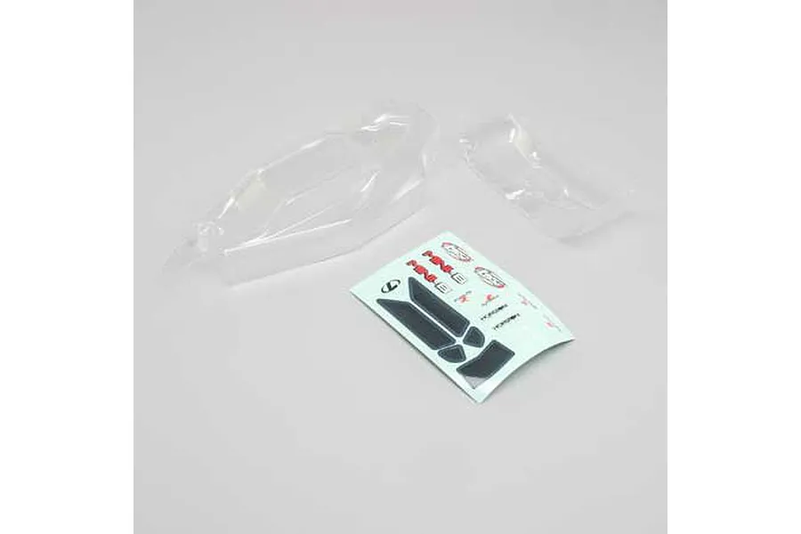 Losi Mini-B Unpainted Body Shell &amp;amp; Wing image 71552