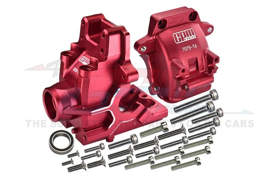 GPM Red Aluminium Front or Rear Gearbox Case image 71579