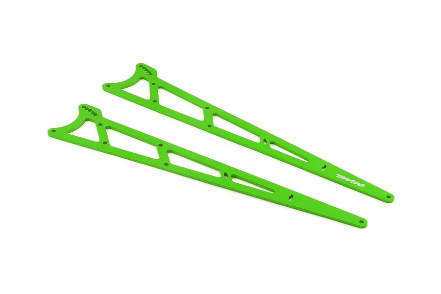 Traxxas Green Aluminium Wheelie Bar Side Plates 2Pcs image 71618