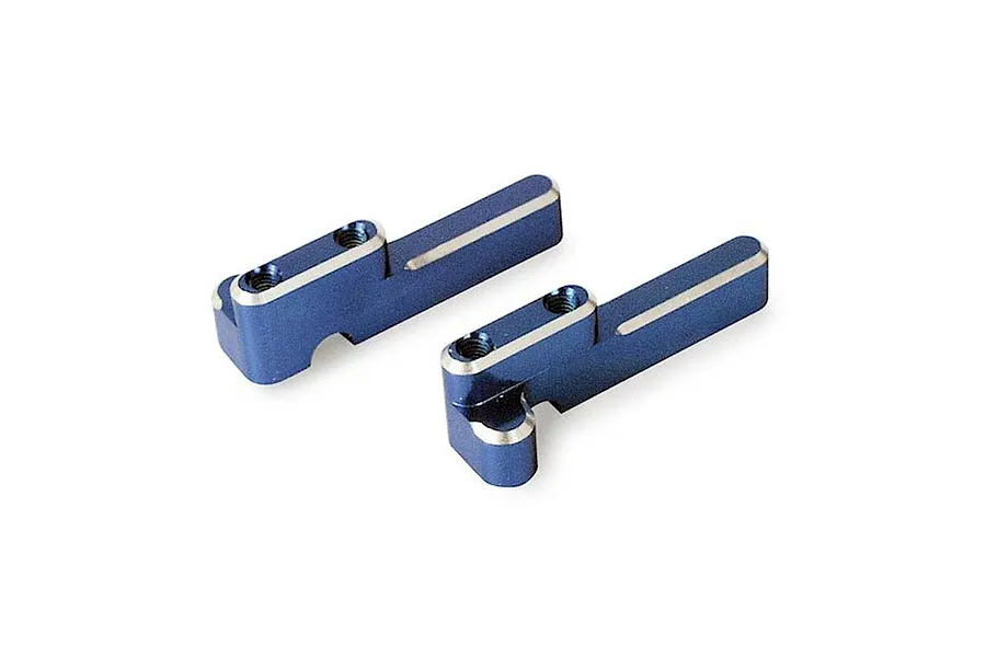 Traxxas Blue Aluminium Steering Servo Mount 2Pcs image 71624