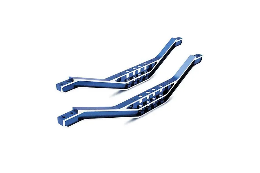 Traxxas Blue Aluminium Lower Chassis Brace 2Pcs image 71643