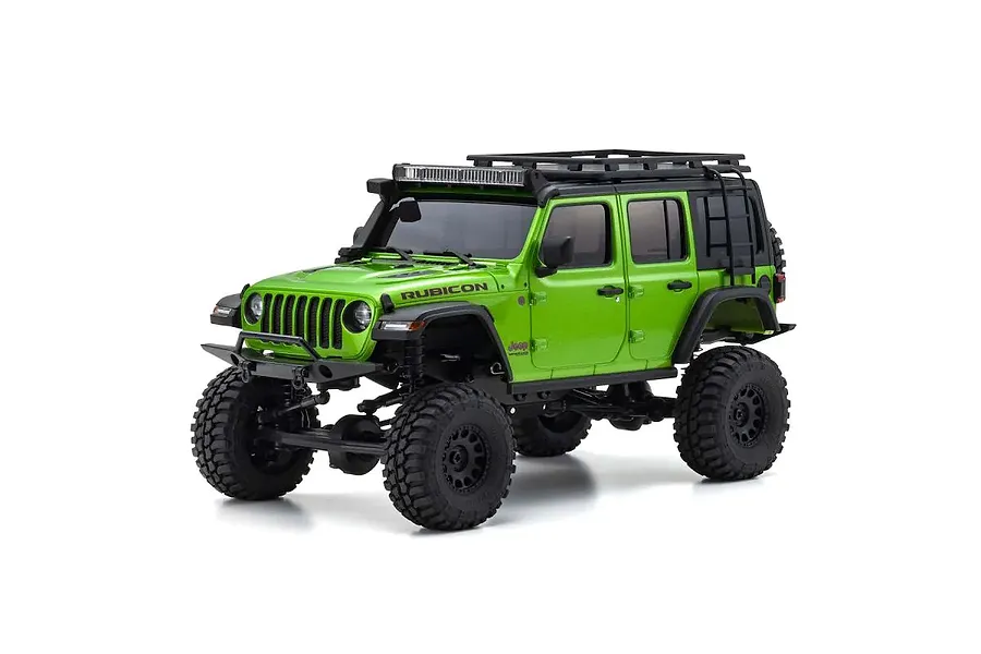 Kyosho Mini-Z Jeep Wrangler Unlimited Rubicon RC Rock Crawler Electric 4WD RTR - Green image 71703