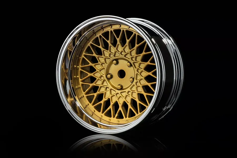 MST 1.9&amp;quot; 501 Off-Set Changeable Silver/Gold Rims 4Pcs image 71786