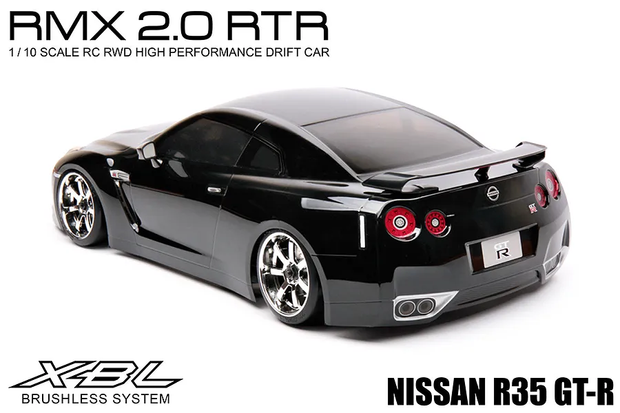 MST RMX 2.0 Nissan R35 GT-R RC Drift Car Electric Brushless 2WD 1/10 Scale RTR - Black image 71787