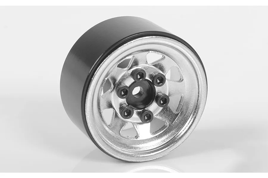RC4WD Silver Stamped Steel 1.0&amp;quot; Stock Beadlock Wheels image 71911