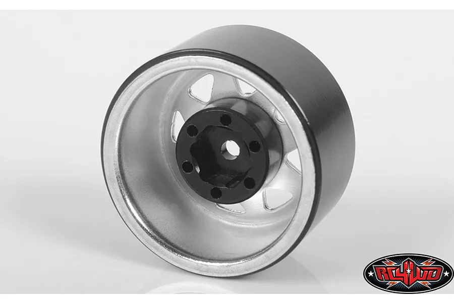 RC4WD Silver Stamped Steel 1.0&amp;quot; Stock Beadlock Wheels image 71912