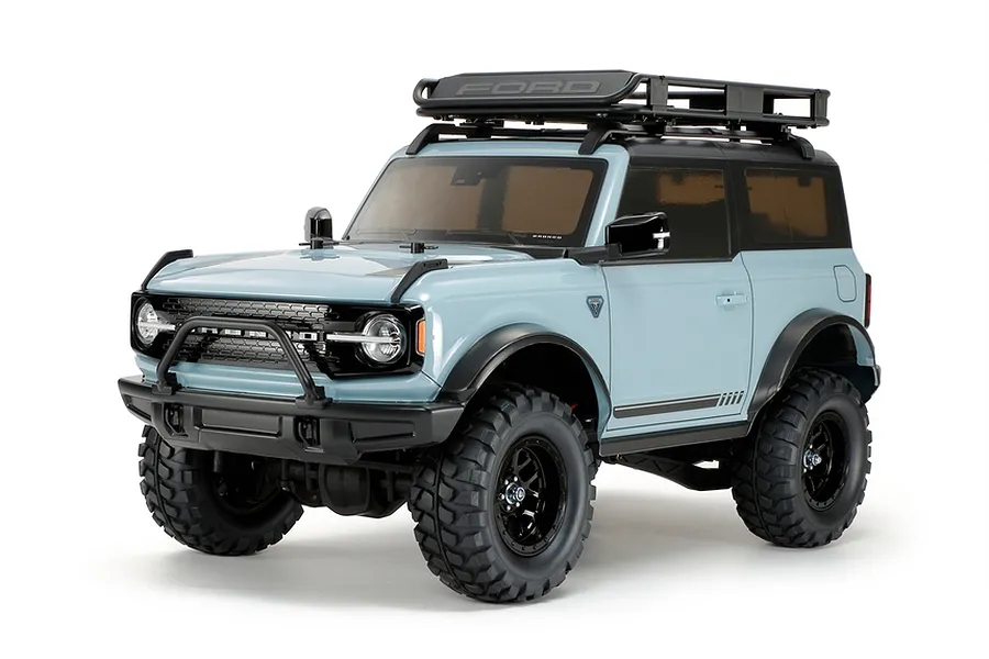 Tamiya CC-02 2021 Ford Bronco RC Rock Crawler Electric 4WD 1/10 Scale Kit (No ESC) - Corsa Grey image 72086