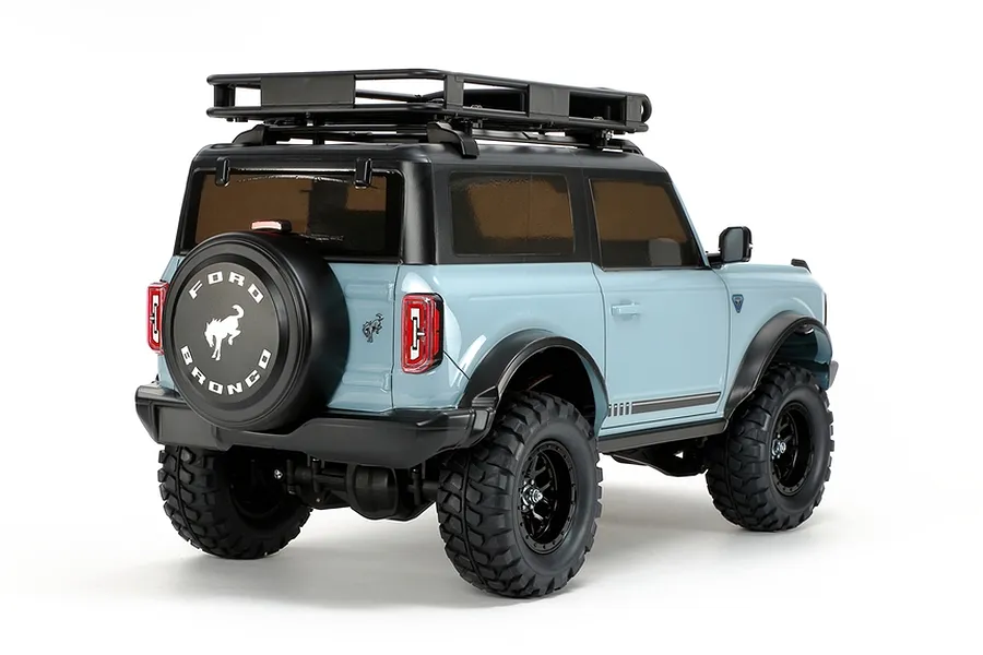 Tamiya CC-02 2021 Ford Bronco RC Rock Crawler Electric 4WD 1/10 Scale Kit (No ESC) - Corsa Grey image 72087
