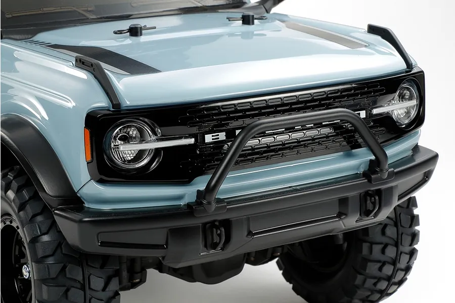 Tamiya CC-02 2021 Ford Bronco RC Rock Crawler Electric 4WD 1/10 Scale Kit (No ESC) - Corsa Grey image 72088