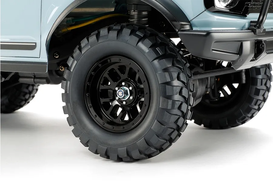 Tamiya CC-02 2021 Ford Bronco RC Rock Crawler Electric 4WD 1/10 Scale Kit (No ESC) - Corsa Grey image 72091