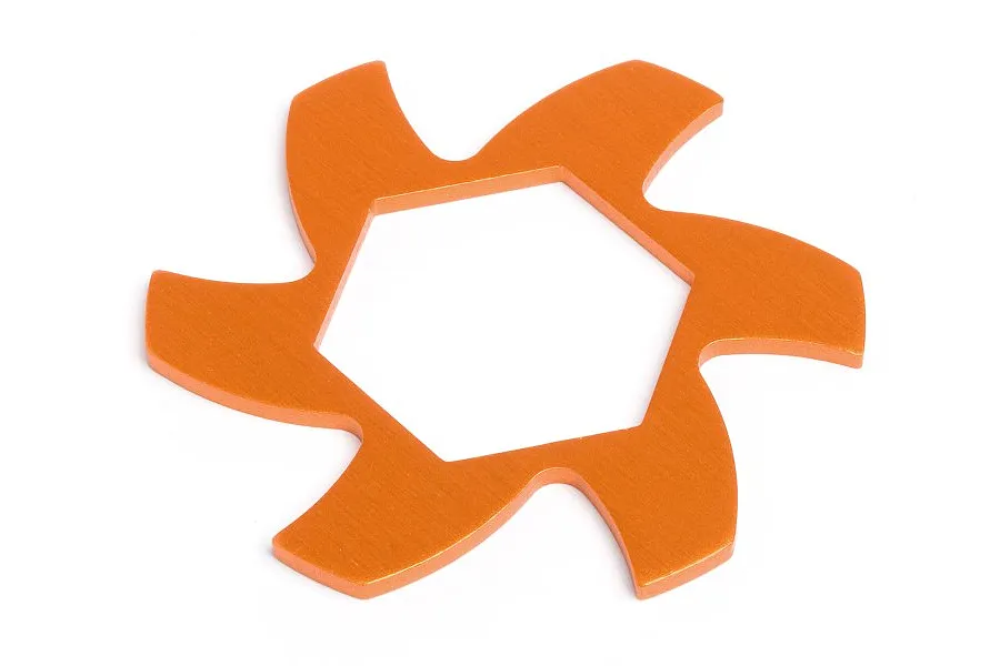HPI 5B/5SC/5T Baja 5B/5SC/5T Orange Aluminium Brake Disc Fin image 7216