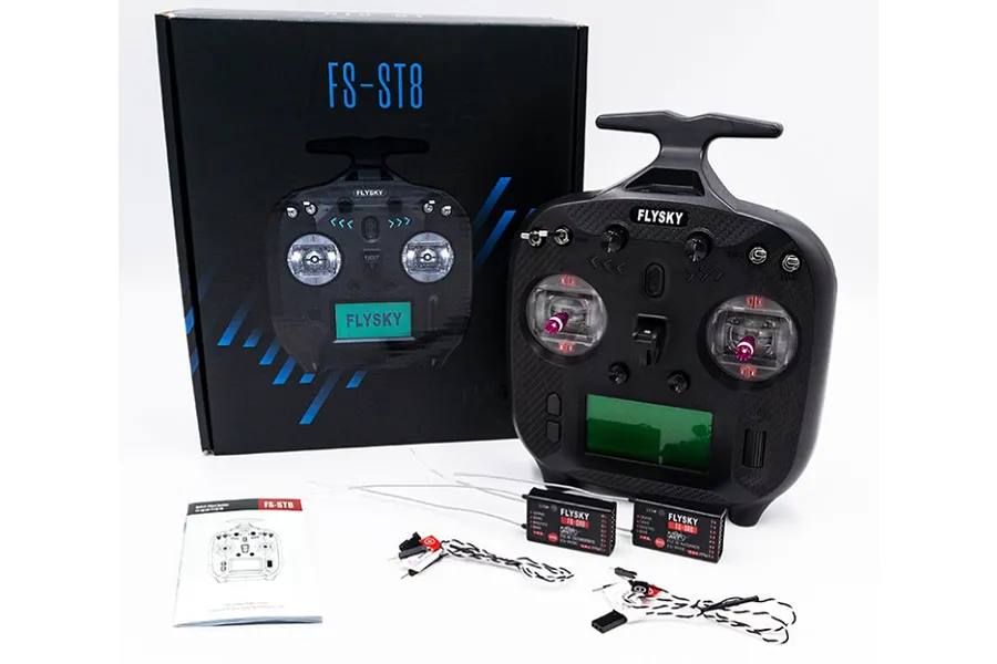 FlySky ST8 2.4Ghz Radio w/ FS-SR8 8ch Receiver image 72200