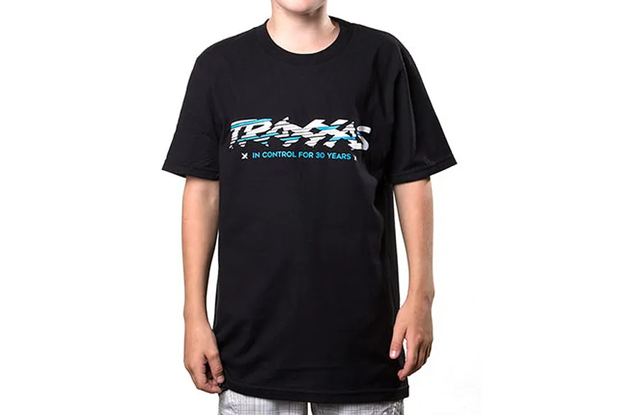 Traxxas Sliced Tee Black Youth Large T-Shirt image 72250