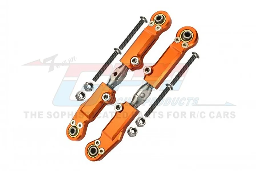 GPM Orange Aluminium &amp;amp; Stainless Steel Adjustable Rear Turnbuckles 2Pcs image 72285