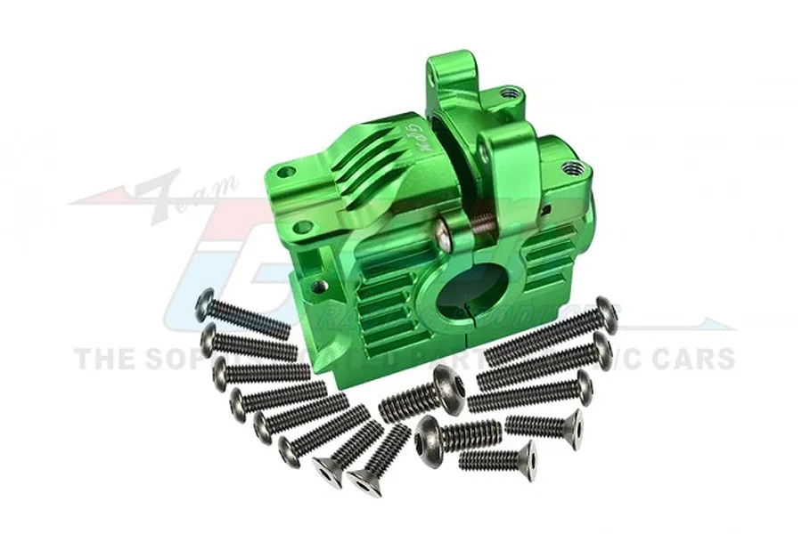 GPM Green Aluminium Rear Differential/Axle Housing Set image 72297