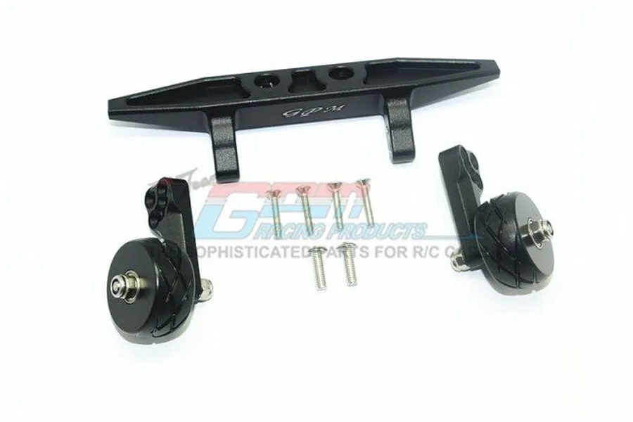 GPM Black Aluminium Adjustable Wheelie Bar Set image 72298