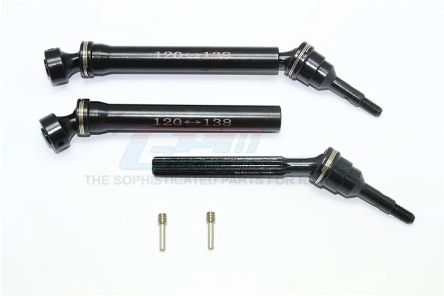 GPM Black Steel Front or Rear Universal Swing Shaft Set image 72318