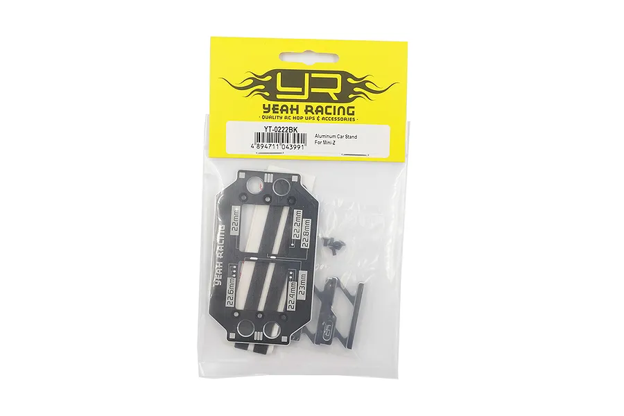 Yeah Racing Black Aluminium Mini-Z Car Stand image 72409