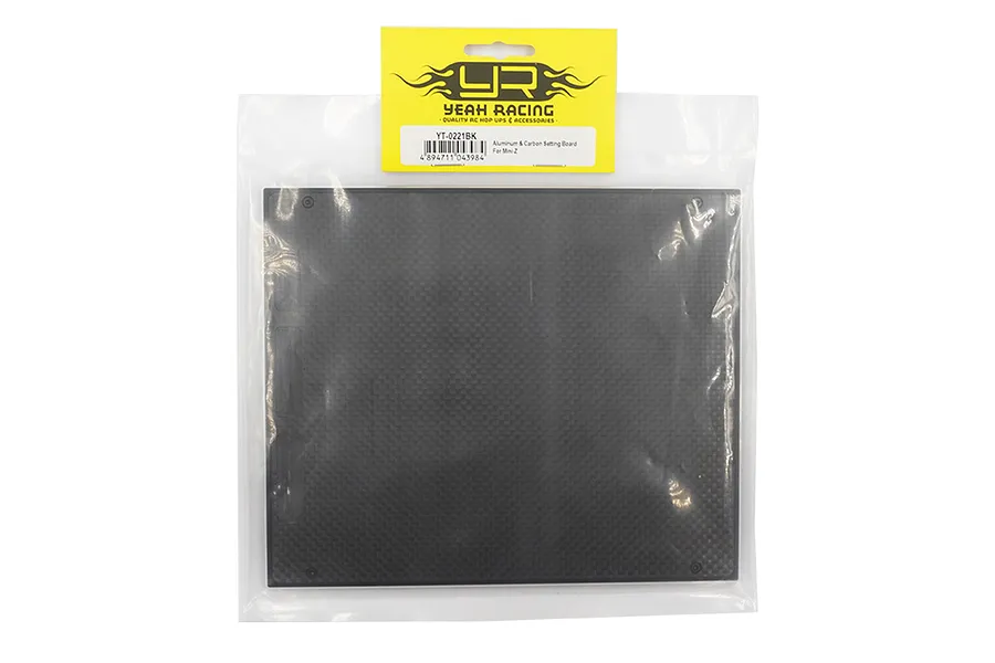Yeah Racing Black Graphite Mini-Z Setting Board image 72415