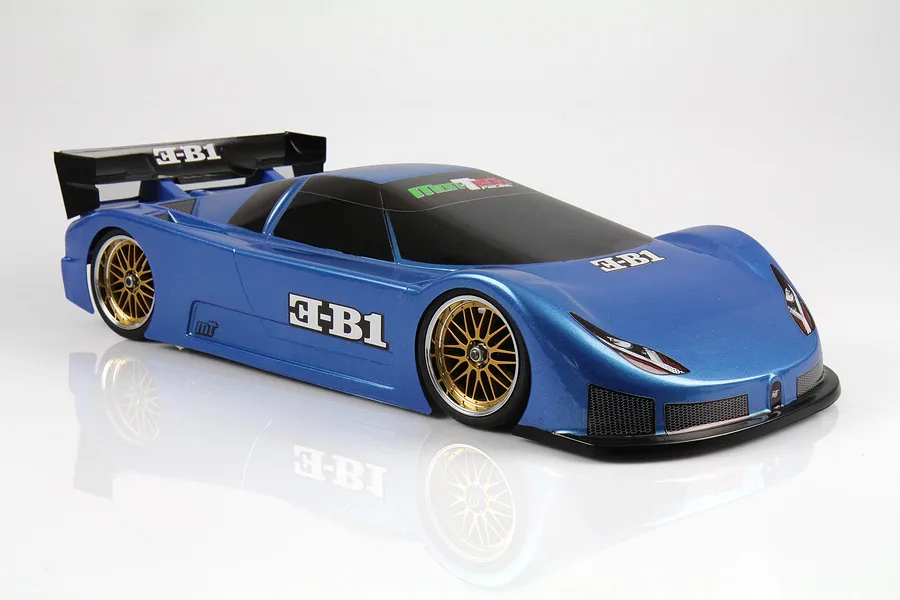 MonTech 1/10 190mm E-B1 GT Unpainted Body Shell w/ Decal Sheet image 72529