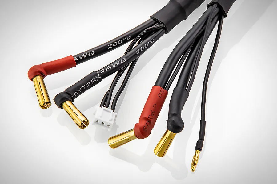 Hobbies Direct 5mm Bullet to 5mm Bullet 12AWG Charge Lead image 72530